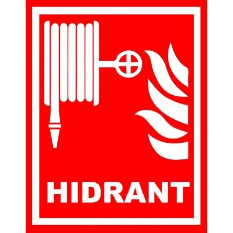 Placuta de semnalizare hidrant